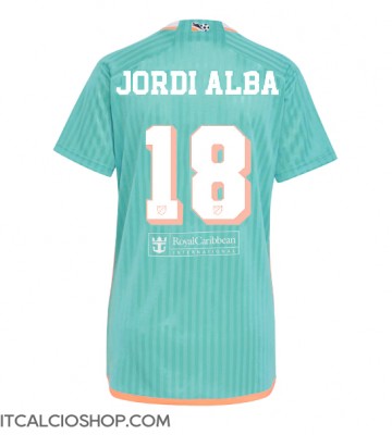 Inter Miami Jordi Alba #18 Terza Maglia Femmina 2024-25 Manica Corta